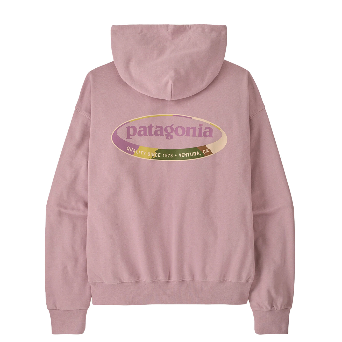 Patagonia Womens '95 Oval Logo Daily Hoody Quiet Violet Sunshine - The Sporting Lodge