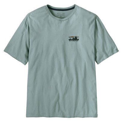 Patagonia '73 Skyline Organic T-Shirt Thermal Blue - The Sporting Lodge