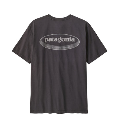 Patagonia '95 Oval Logo T-Shirt Ink Black