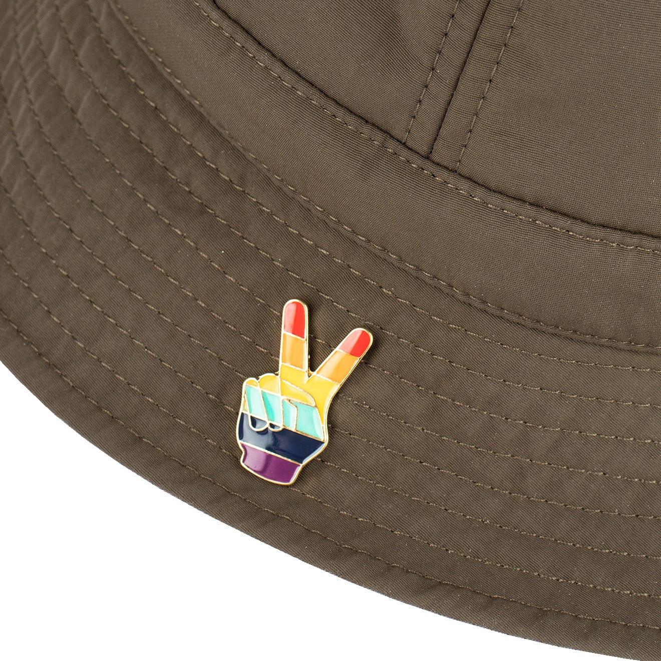 Paul Smith Rave On Bucket Hat Khaki - The Sporting Lodge