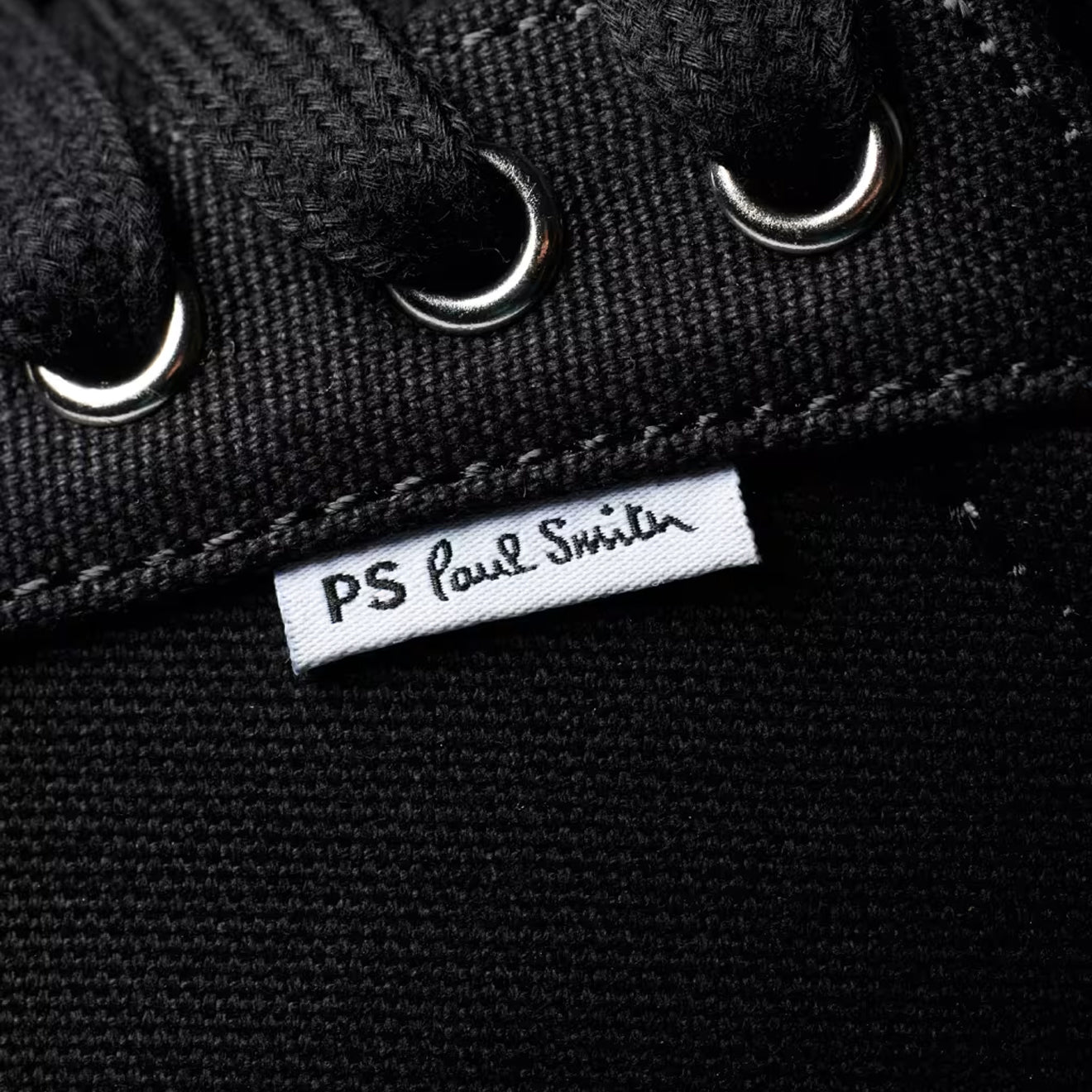 Paul Smith Amos Canvas Trainers Black