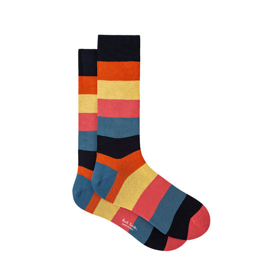 Paul Smith Artist Stripe Block Socks - The Sporting Lodge