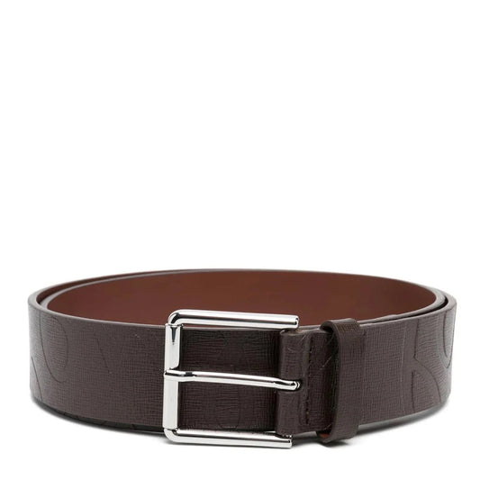 Paul Smith Belt Embossed Brown - The Sporting Lodge