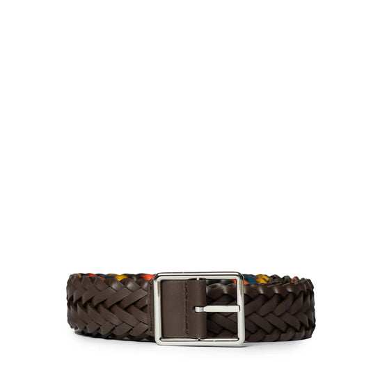 Paul Smith Belt Plait Chocolate - The Sporting Lodge