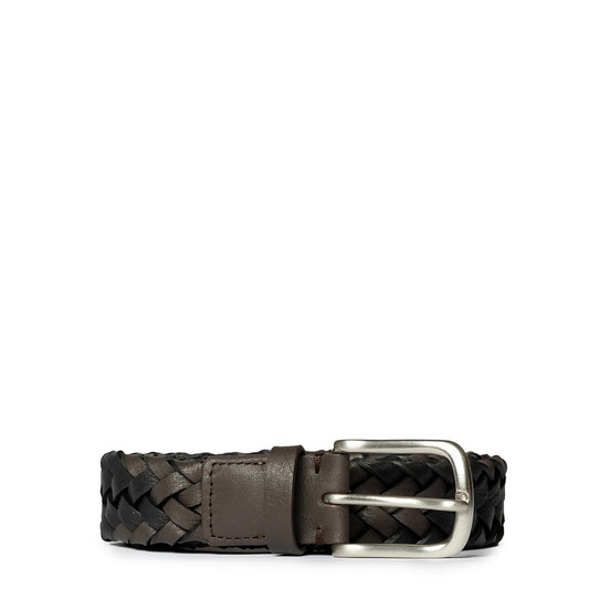 Paul Smith Belt Tubular Braided Brown - The Sporting Lodge