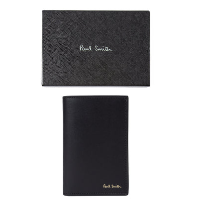 Paul Smith Bi-Fold Leather Wallet Black