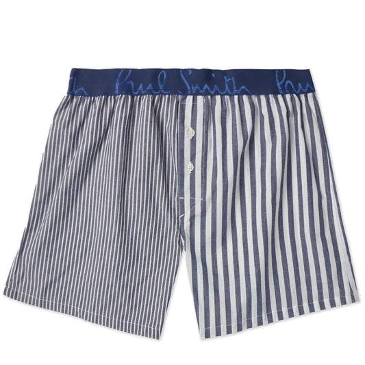 Paul Smith Boxer Short Mix Up Blue Stripe - The Sporting Lodge