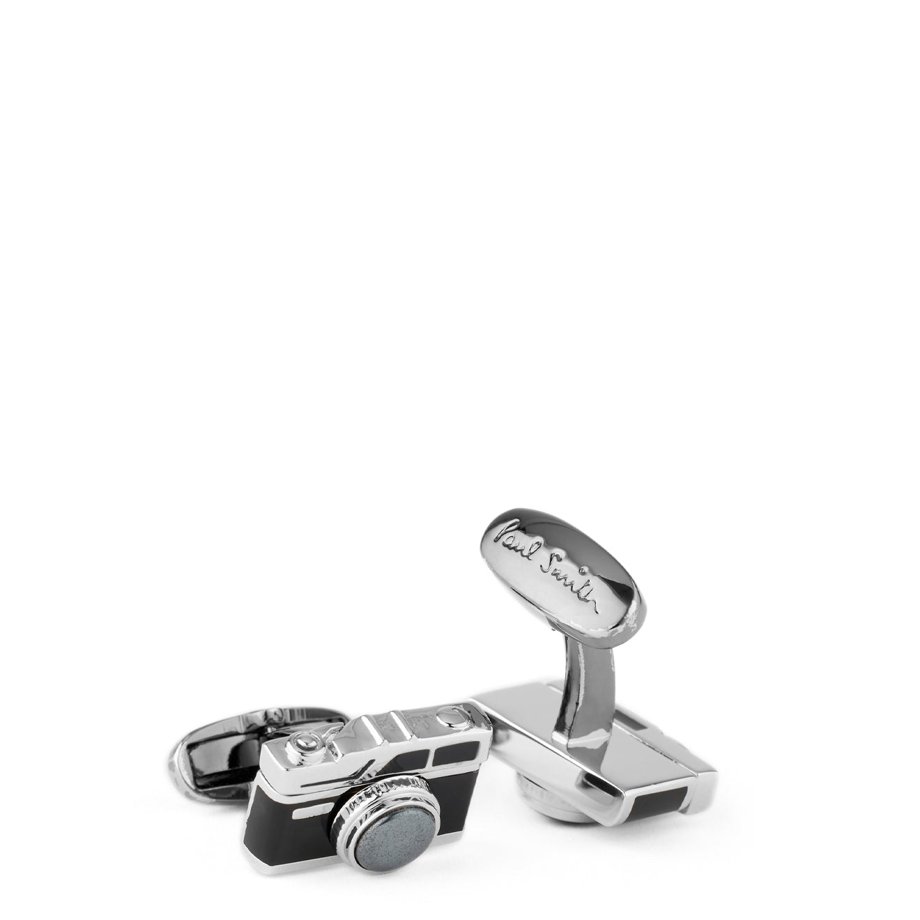 Paul Smith Camera Cufflinks Black