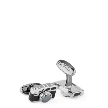 Paul Smith Camera Cufflinks Black