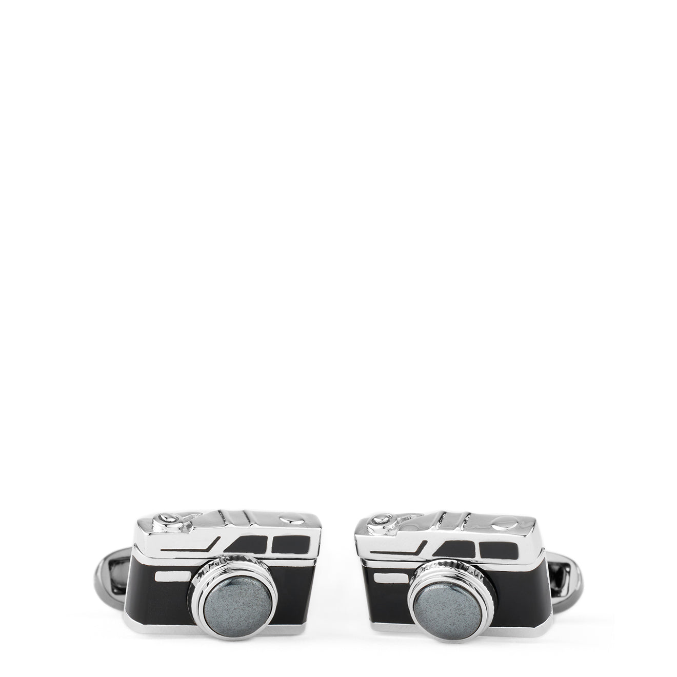 Paul Smith Camera Cufflinks Black