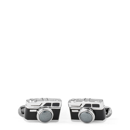 Paul Smith Camera Cufflinks Black