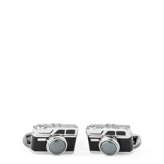 Paul Smith Camera Cufflinks Black