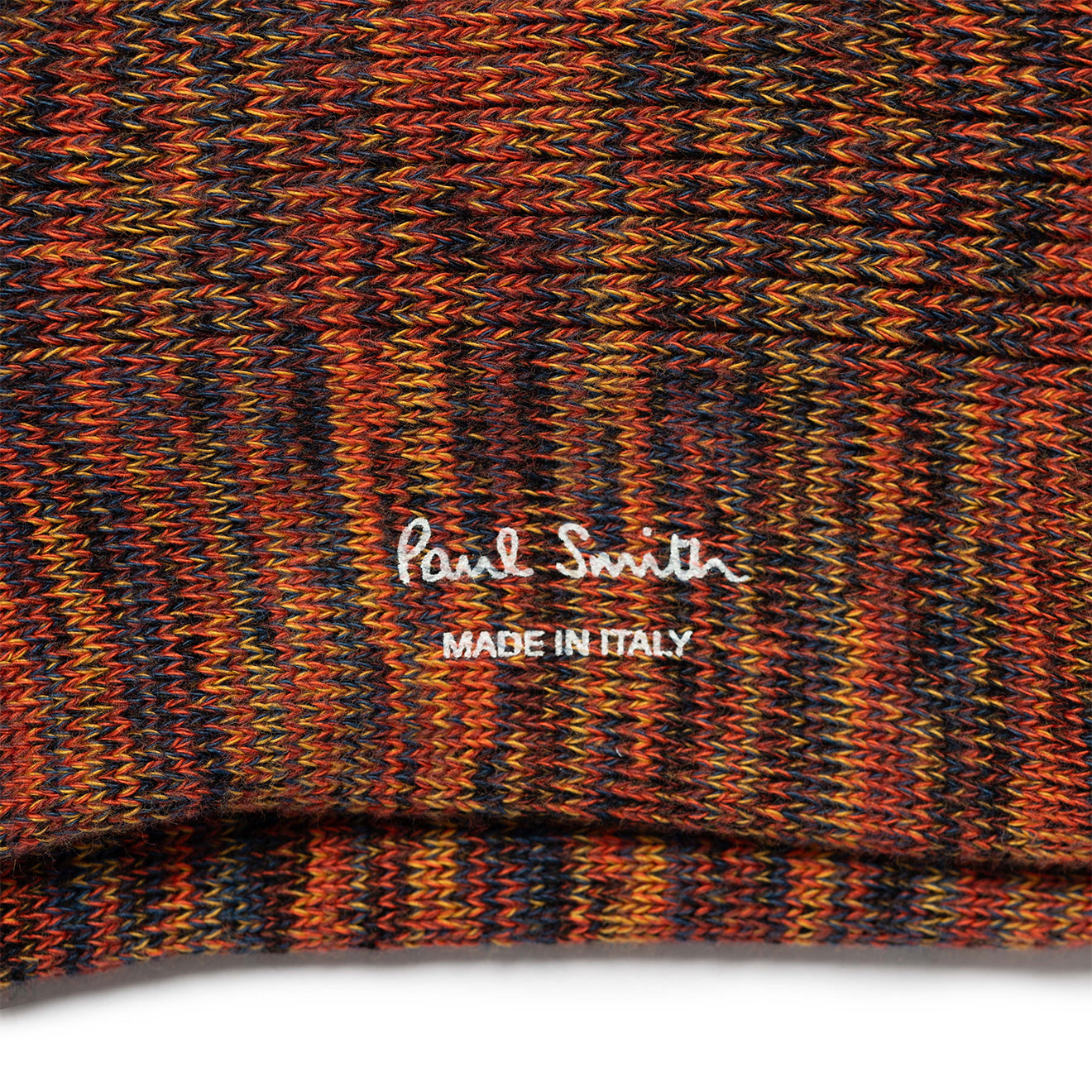 Paul Smith Chunky Marl Twist Cotton-Blend Socks Black - The Sporting Lodge
