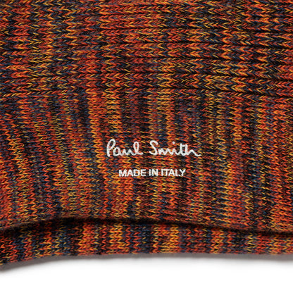 Paul Smith Chunky Marl Twist Cotton-Blend Socks Black - The Sporting Lodge