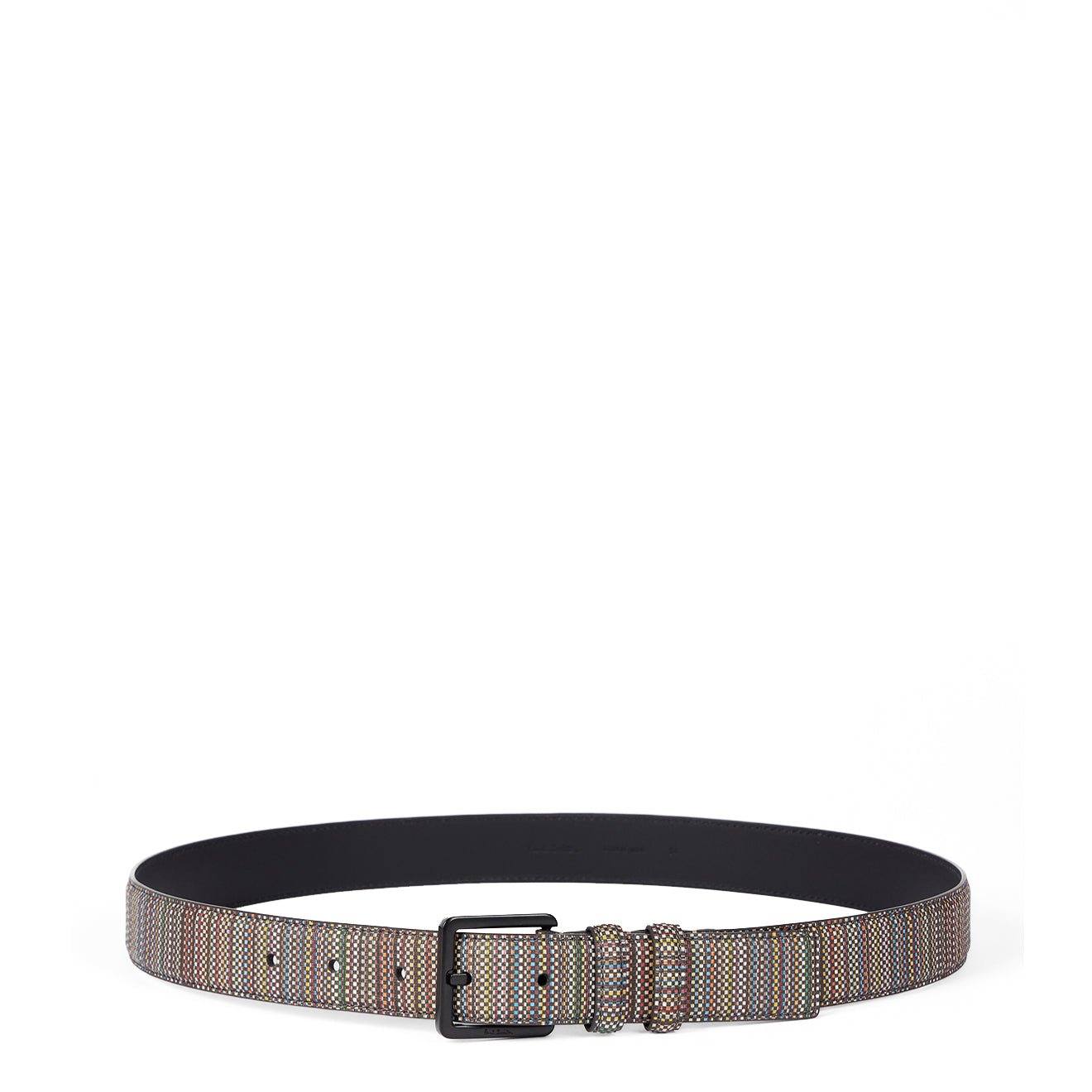 Paul Smith Coated Canvas Belt Signature Stripe