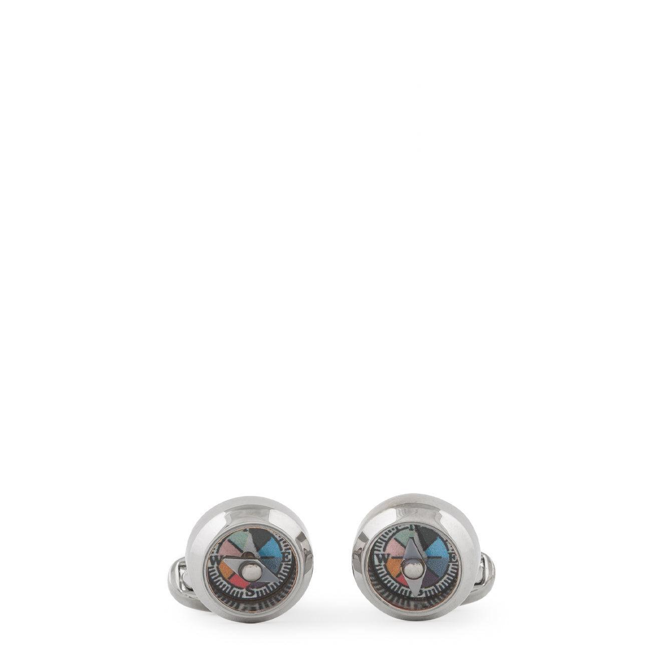 Paul Smith Compass Cufflinks Silver