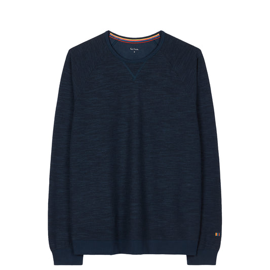 Paul Smith Cotton-Blend Long-Sleeve Lounge Top Navy Blue
