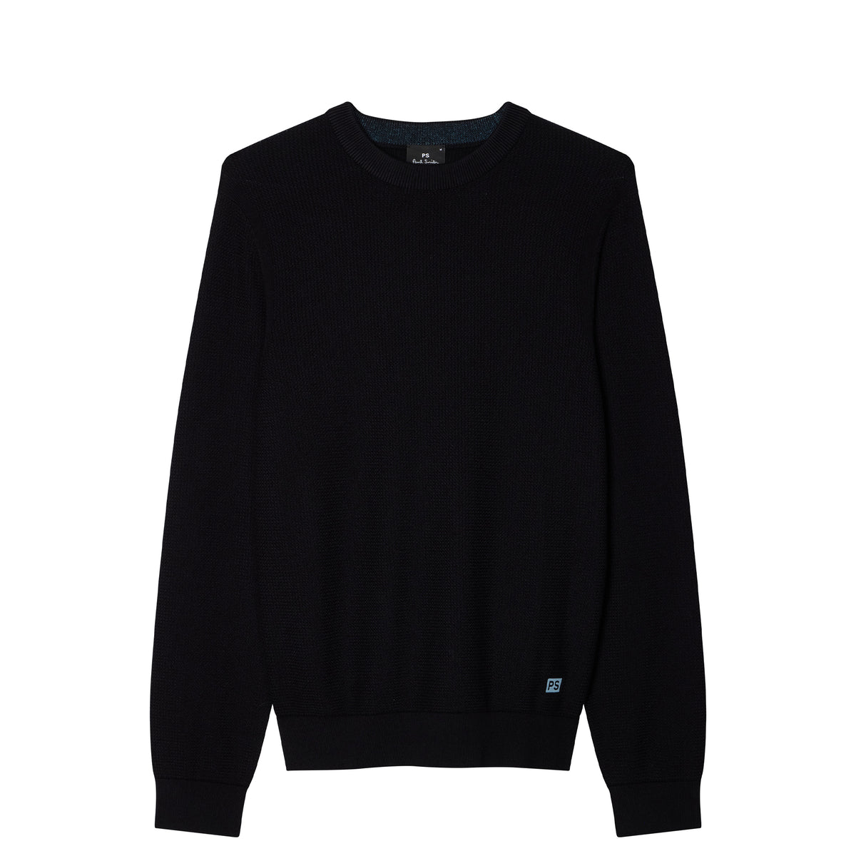 Paul Smith Cotton-Merino Textured Sweater Black