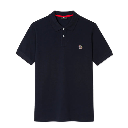Paul Smith Cotton-Pique Zebra Logo Polo Shirt Dark Navy