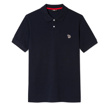 Paul Smith Cotton-Pique Zebra Logo Polo Shirt Dark Navy