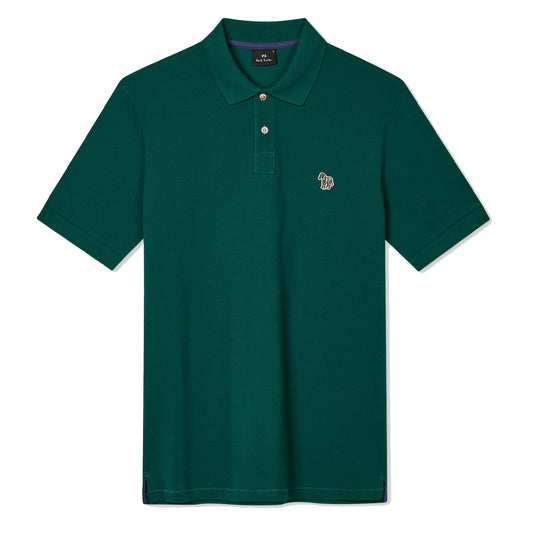Paul Smith Cotton-Pique Zebra Logo Polo Shirt Teal