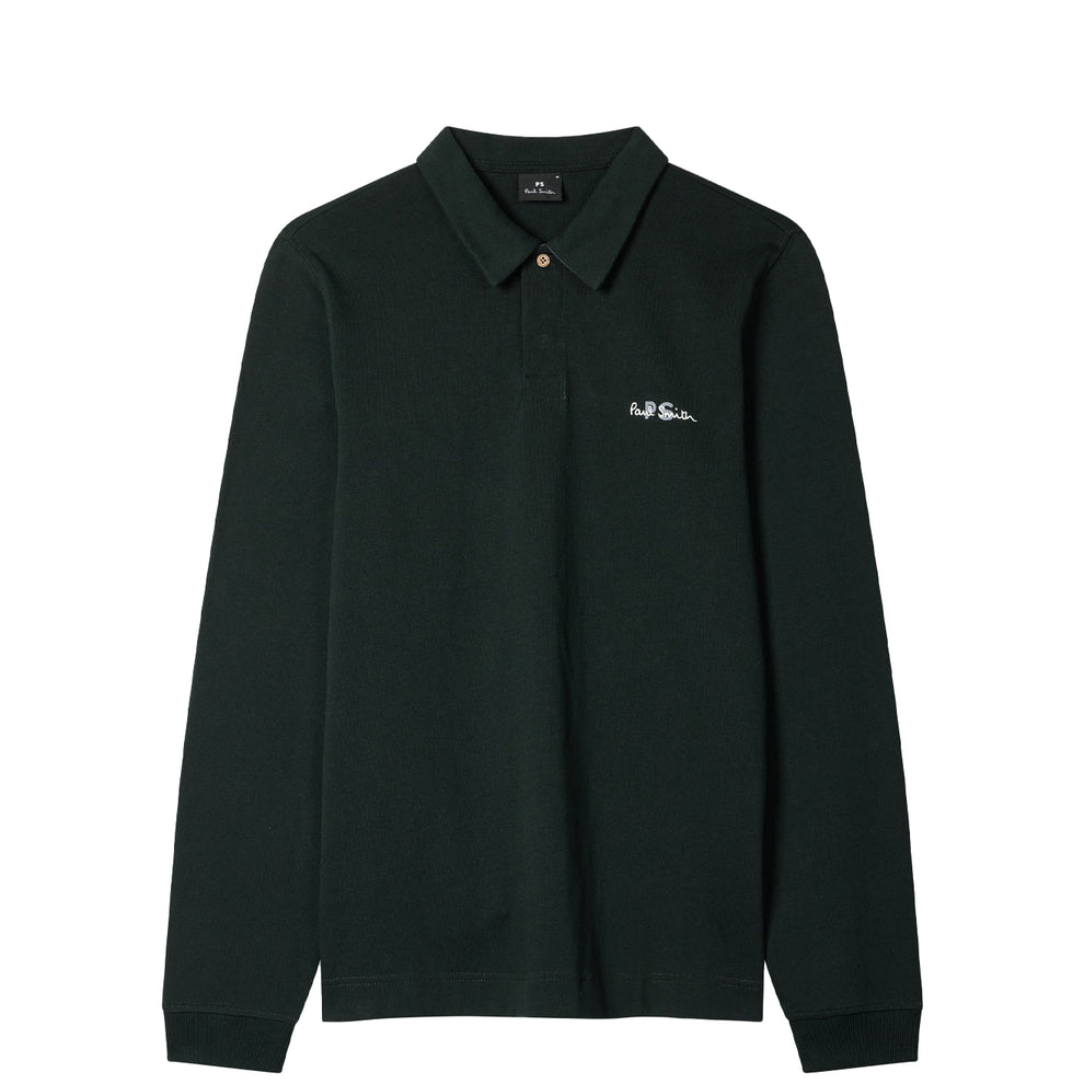 Paul Smith Cotton Logo Long-Sleeve Rugby Shirt Dark Green – The ...