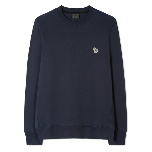 Paul Smith Cotton Zebra Logo Sweatshirt Dark Navy