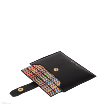 Paul Smith Credit Card Holder Leather Black