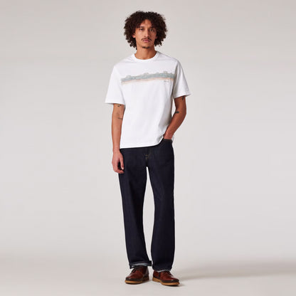 Paul Smith Desert Stripe Print T-Shirt White