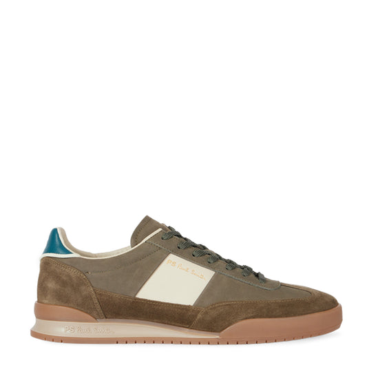 Paul Smith Dover Trainers Khaki Brown - The Sporting Lodge