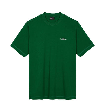 Paul Smith Embroidered PS Logo T-Shirt Green