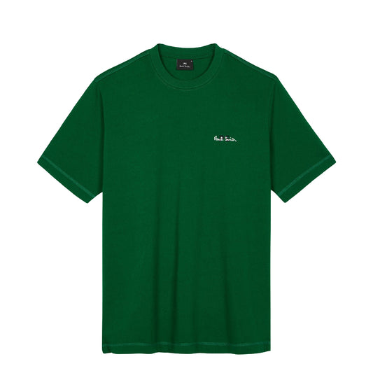 Paul Smith Embroidered PS Logo T-Shirt Green
