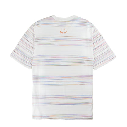 Paul Smith Fine Stripe Casual Fit T Shirt White / Multi