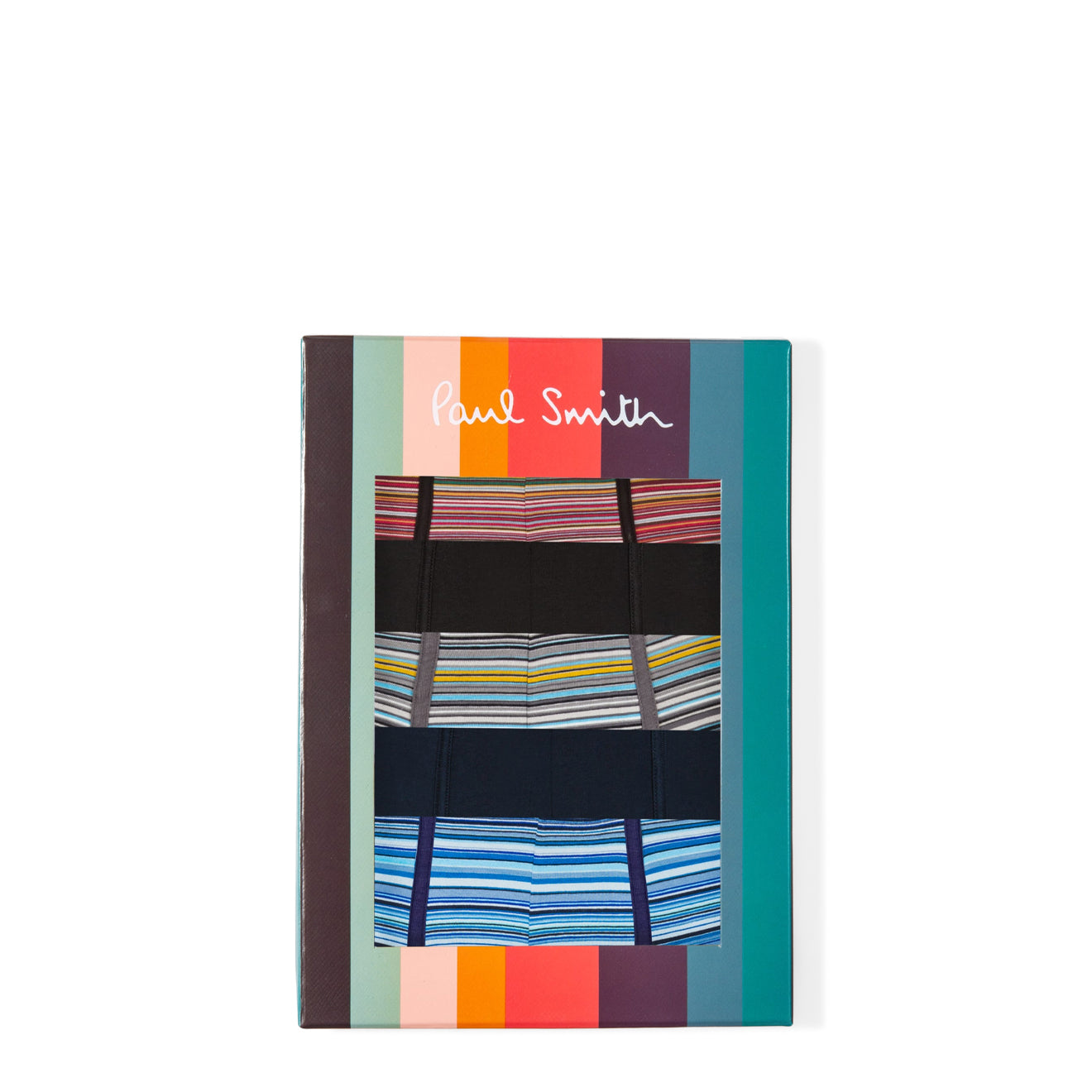 Paul Smith Five Pack Plain Boxer Briefs Signature Stripe - The Sporting Lodge
