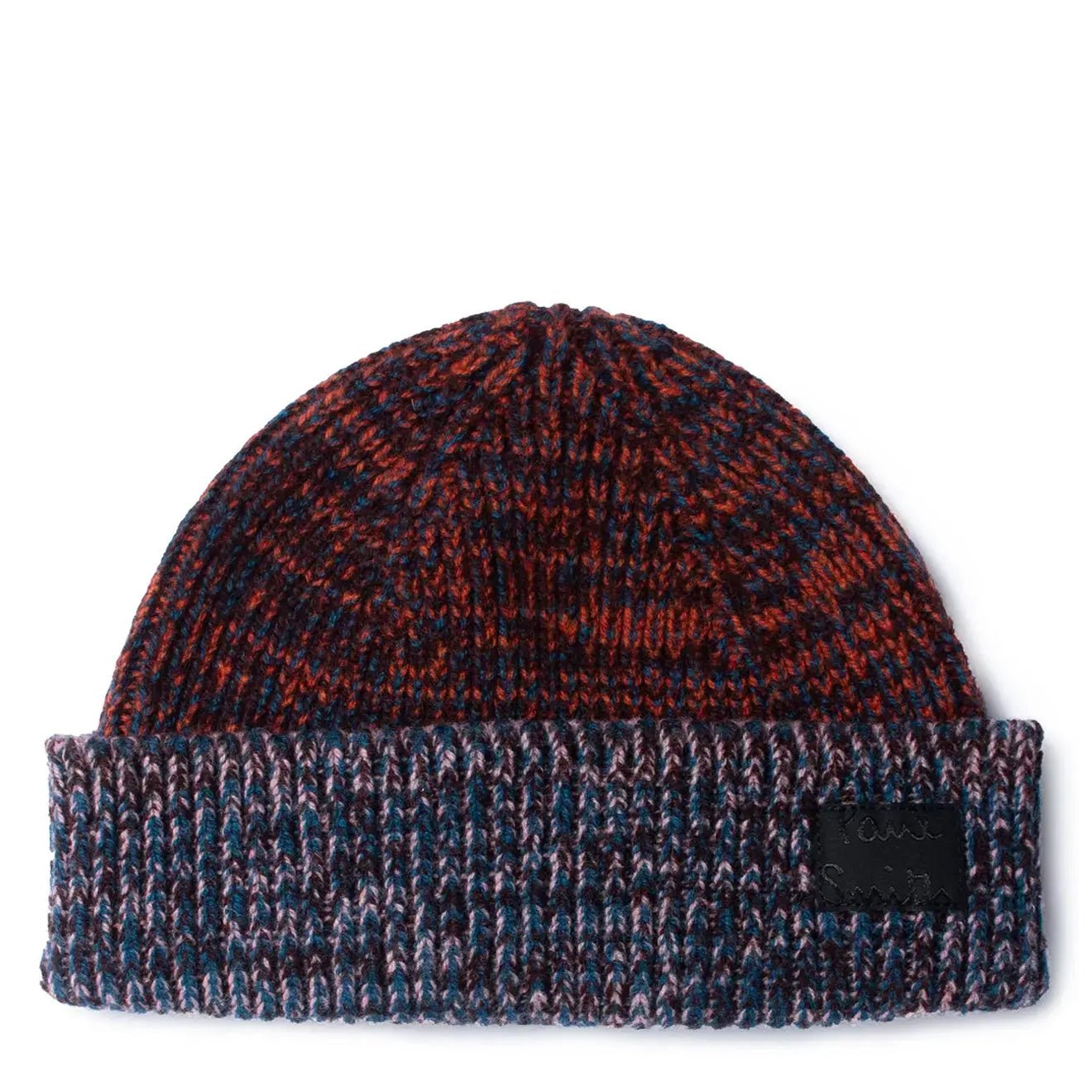 Paul Smith Flecked Lambswool Beanie Navy | The Sporting Lodge