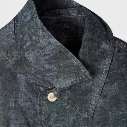Paul Smith Floral Print Chambray Work Jacket