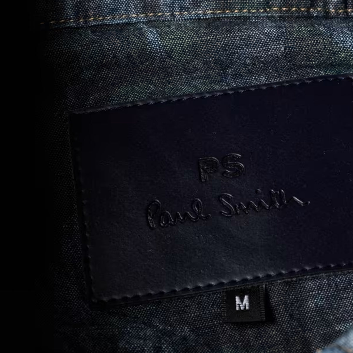 Paul Smith Floral Print Chambray Work Jacket