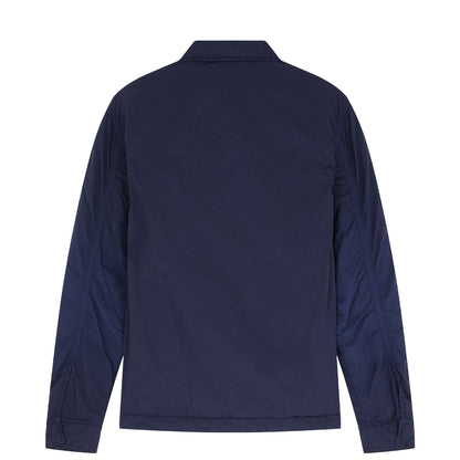 Paul Smith Garment Dyed Recycled-Nylon Overshirt Inky Blue