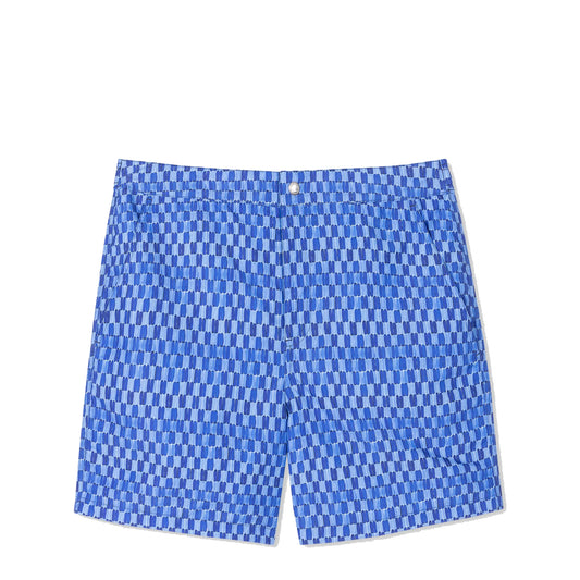 Paul Smith Geometric Print Swim Shorts Blue