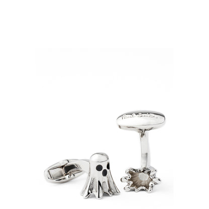 Paul Smith Ghost Cufflink Silver