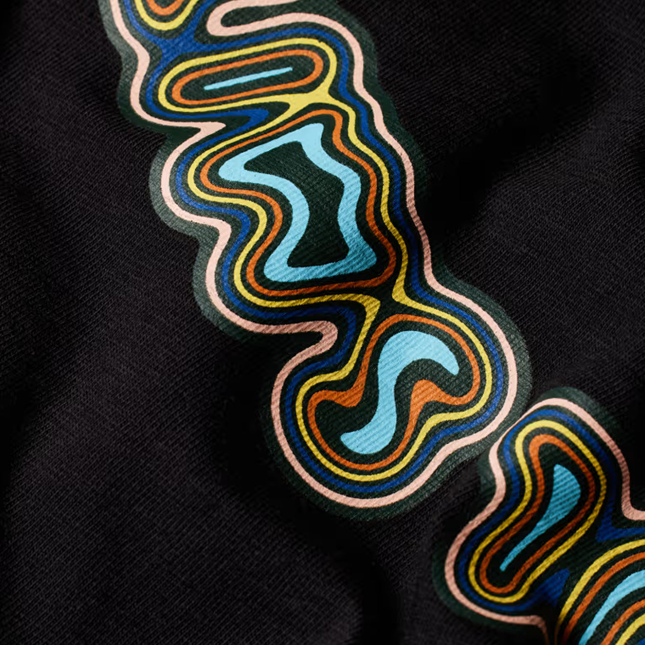 Paul Smith Happy Graphic T-Shirt Black