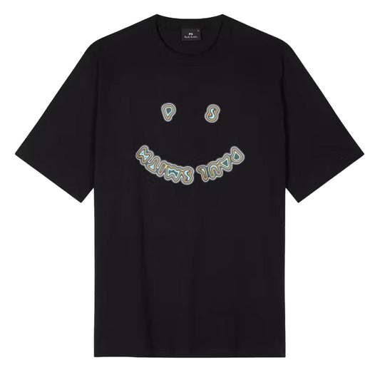 Paul Smith Happy Graphic T-Shirt Black