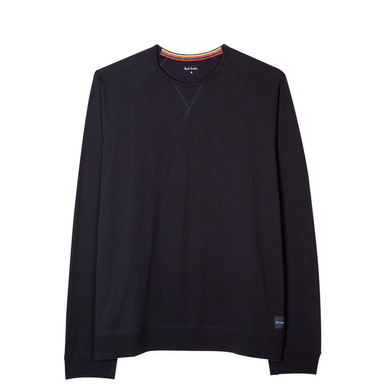 Paul Smith Jersey Cotton Long-Sleeve Lounge Top Navy - The Sporting Lodge