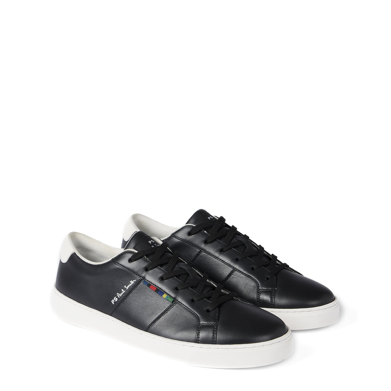 Paul Smith Leather Beech Trainers Black