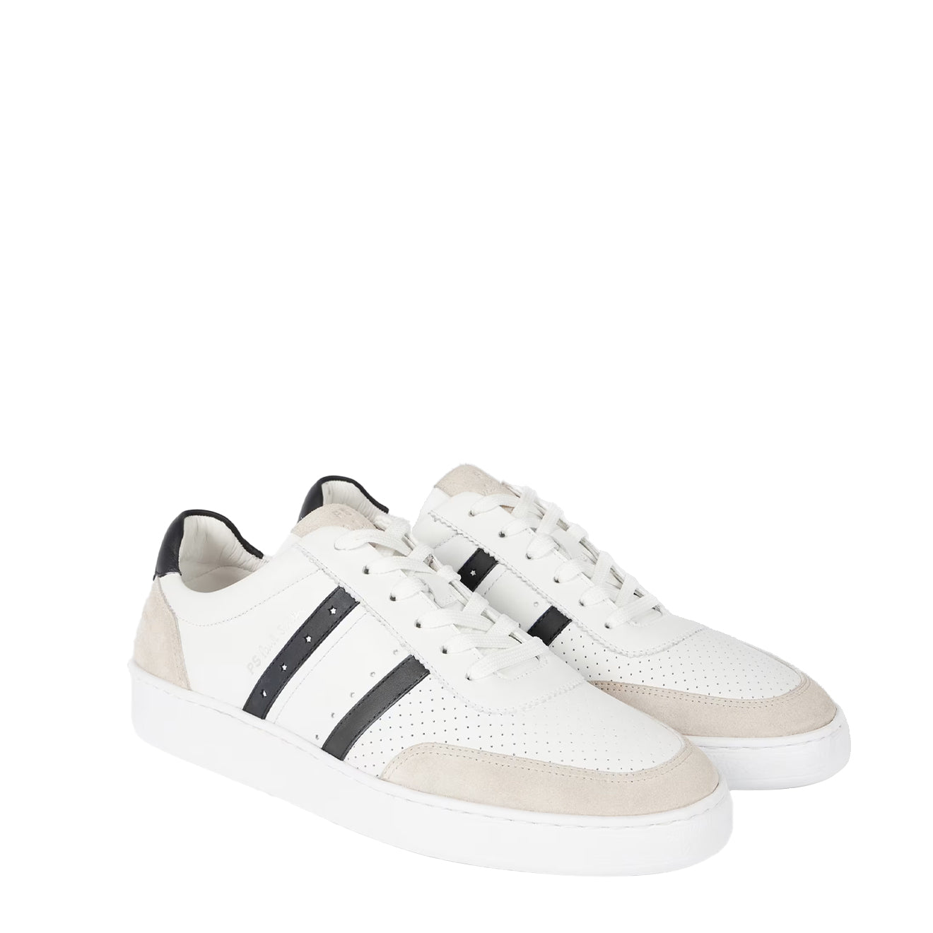 Paul Smith Leather Birch Trainers White - The Sporting Lodge