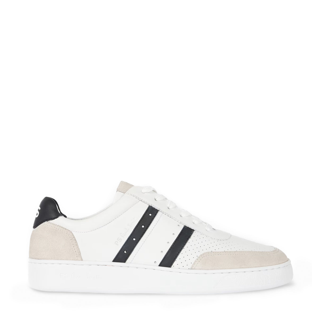 Paul Smith Leather Birch Trainers White - The Sporting Lodge