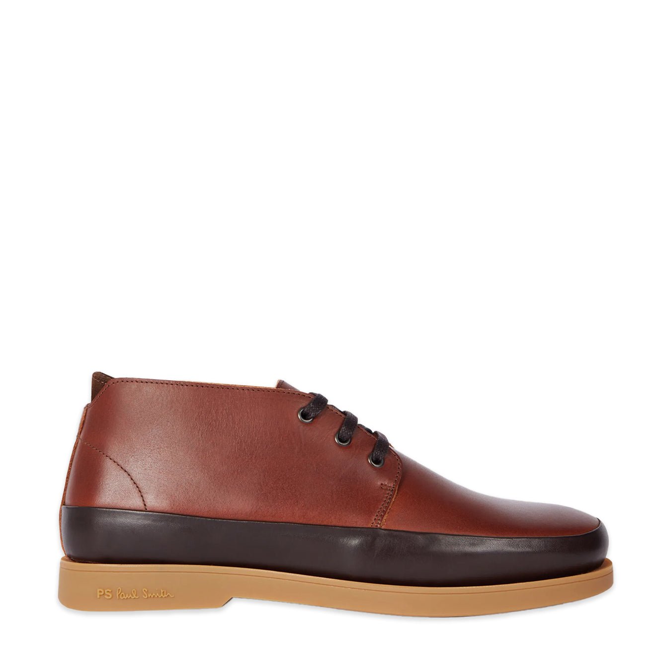 Paul Smith Leather Crane Chukka Boots Tan | The Sporting Lodge display picture 1