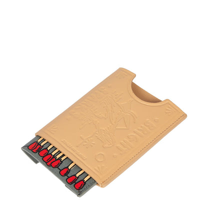 Paul Smith Leather Match Box Card Holder Beige