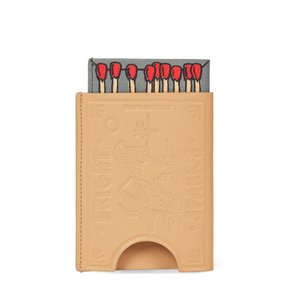 Paul Smith Leather Match Box Card Holder Beige