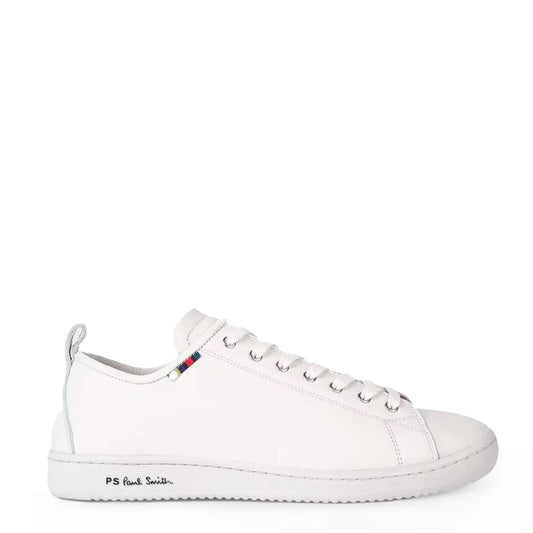 Paul Smith Leather Miyata Trainers White - The Sporting Lodge